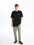 LC Waikiki Crew Neck Short Sleeve Printed Combed Cotton Men's T-shirt